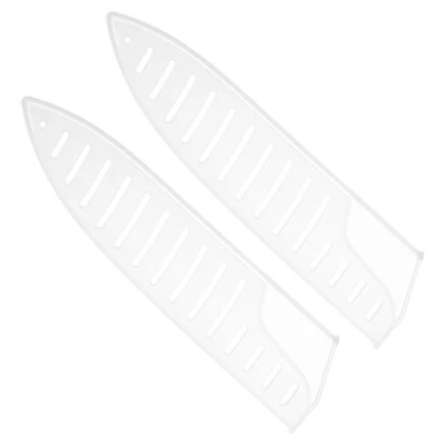 Unique Bargains PP Kitchen Blade Edge Protective Ceramic Knife Sleeves White 8 Unique Bargains PP Kitchen Blade Edge Protective Ceramic Knife Sleeves White - Image 6