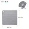 Unique Bargains Silicone Heat Resistant Non-Slip Drying Mat Trivet Light Gray, Blue 2 Pcs -Kitchen Tools Shop GUEST 1ebdb4ab c863 4fda 97b4 4946670d3629