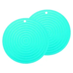 Unique Bargains Round Heat Resistant Silicone Trivet Mat With Hang Hole 2 Pcs 23 Unique Bargains Round Heat Resistant Silicone Trivet Mat With Hang Hole 2 Pcs -Kitchen Tools Shop GUEST 1fb29557 6a57 4244 a9cb 1582131f18ac