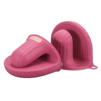 Unique Bargains Heat Resistant Mini Silicone Oven Mitts For Air Fryer Kitchen Cooking 2 Pcs 11 Unique Bargains Heat Resistant Mini Silicone Oven Mitts For Air Fryer Kitchen Cooking 2 Pcs - Image 9