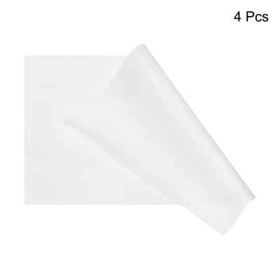 Unique Bargains Glass Fiber Non-stick Heat Resistant Reusable Baking Mat White 4 Pcs 19.69" X 15.75" 4 Unique Bargains Glass Fiber Non-stick Heat Resistant Reusable Baking Mat White 4 Pcs 19.69" X 15.75" - Image 2