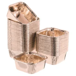 Unique Bargains Greaseproof Party Single-sided Aluminum Foil Cupcake Liners 50 Pcs -Kitchen Tools Shop GUEST 24725c09 1475 47dc ad43 254940f416dc