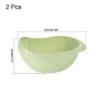 Unique Bargains Rice Washing Filter Strainer Fruit Vegetable Bowl Drainer Home Kitchen Green 2 Pcs -Kitchen Tools Shop GUEST 25684326 798f 42eb acd0 5d9524c8fb5e