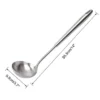 Unique Bargains Restaurant Kitchen Cooking Utensil Soup Ladle 14 Inch Silver Tone 1 Pc -Kitchen Tools Shop GUEST 25aca0b7 6fed 43aa b70d 5a08f95759a5