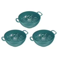 Unique Bargains Vegetable Fruit Kitchen Drain Sieve Plastic Colander 3 Pcs -Kitchen Tools Shop GUEST 26b36121 170e 45ea 8161 c3f88e7d2ef1