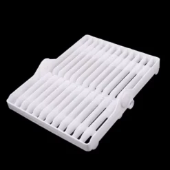 Unique Bargains Restaurant Kitchen Plastic 12 Slots Folding Dish Drying Rack White 1 Pc -Kitchen Tools Shop GUEST 27f6961c 51a5 46e8 ba25 a50223c26f84