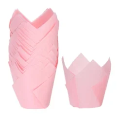 Unique Bargains Greaseproof Paper Tulip Style Disposable Cupcake Liners 50 Pcs -Kitchen Tools Shop GUEST 28ed9724 cae5 4cae a983 d086414808d4