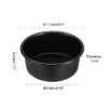 Unique Bargains Aluminum Nonstick Removable Bottom Wedding Birthdays Cake Pan 2 Pcs
