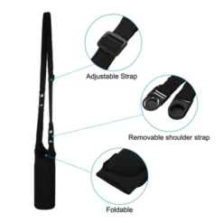 Unique Bargains Neoprene Insulated Removable Adjustable Shoulder Straps Water Bottle Sling Bag 2.64"x7.28" Black 10 Unique Bargains Neoprene Insulated Removable Adjustable Shoulder Straps Water Bottle Sling Bag 2.64"x7.28" Black -Kitchen Tools Shop GUEST 29581f02 768c 4b9c be6d 8193c898e309