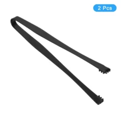 Unique Bargains Stainless Steel Ice Tongs For Appetizers, Charcuterie, Dessert, Tea Party, Bar, Cafe Serving 6" Black 2 Pcs -Kitchen Tools Shop GUEST 2ac5e8f9 749a 403f a8dc 7e32794cd127