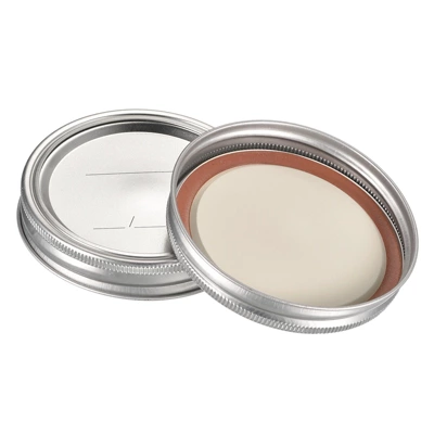 Unique Bargains Leak Proof Regular Mouth Tinplate Canning Lids 12 Sets 5 Unique Bargains Leak Proof Regular Mouth Tinplate Canning Lids 12 Sets - Image 3