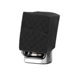 Unique Bargains Dustproof Coffee Maker Dust Cover 13.39"x12.99"x14.17" Black 1 Pc