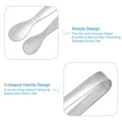 Unique Bargains Stainless Steel Kitchen Mini Ice Appetizers Dessert Serving Tongs 9 Unique Bargains Stainless Steel Kitchen Mini Ice Appetizers Dessert Serving Tongs -Kitchen Tools Shop GUEST 2e57cbd7 bdce 46de ad42 9dce4ee8dfb9