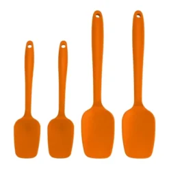 Unique Bargains Heat Resistant Non-scratch Non Sticky Rubber Spatula 10.8" X 2.4" 4 Pcs -Kitchen Tools Shop GUEST 2eb98517 1de4 47d8 9ae7 096146864c18