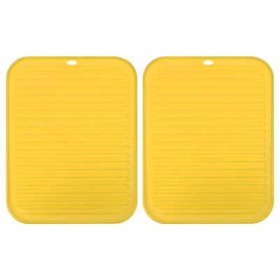 Unique Bargains Dish Drying Mat Set Under Sink Drain Pad Heat Resistant Suitable For Kitchen 2 Pcs 13 Unique Bargains Dish Drying Mat Set Under Sink Drain Pad Heat Resistant Suitable For Kitchen 2 Pcs - Image 11