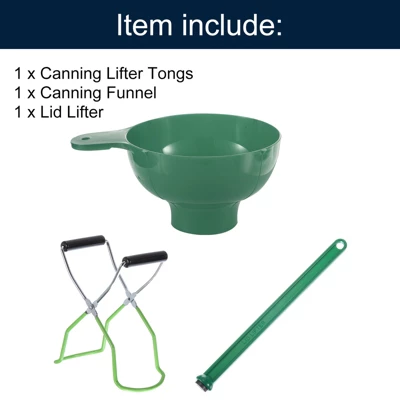 Unique Bargains Durable Easy To Clean Home Canning Kit Tools Set 3 Pcs 4 Unique Bargains Durable Easy To Clean Home Canning Kit Tools Set 3 Pcs - Image 2