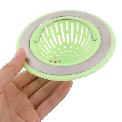 Unique Bargains Plastic Durable Soft Sink Strainer 4.5" Light Green 2 Pcs 5 Unique Bargains Plastic Durable Soft Sink Strainer 4.5" Light Green 2 Pcs - Image 3