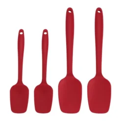 Unique Bargains Heat Resistant Non-scratch Non Sticky Rubber Spatula 10.8" X 2.4" 4 Pcs -Kitchen Tools Shop GUEST 319e8d6b 8c34 49af a3f8 b05c706d2419