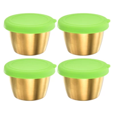 Unique Bargains Reusable Leak Proof Metal Green Condiment Containers With Lids 9 Unique Bargains Reusable Leak Proof Metal Green Condiment Containers With Lids - Image 7
