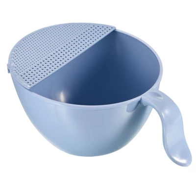 Unique Bargains Kitchen Rice Washing Bowl Strainer Colander Bowl Drain Basket 5 Unique Bargains Kitchen Rice Washing Bowl Strainer Colander Bowl Drain Basket - Image 3
