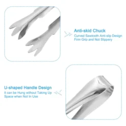 Unique Bargains Stainless Steel Mini Sugar Cube Tongs 2 Pcs -Kitchen Tools Shop GUEST 34ace34f 254b 45c9 8070 4d37a6a8ad98