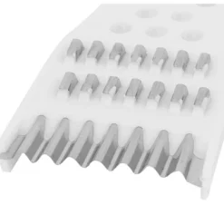 Unique Bargains Plastic Metal Multi-functional Durable Peeler 6.7" X 2.8" X 0.4" White 1 Pc