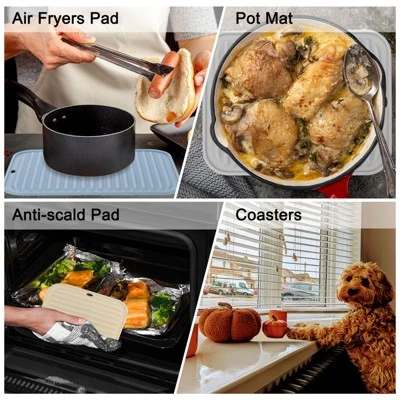 Unique Bargains Silicone Heat Resistant Non-Slip Durable Dish Drying Mat 7 Unique Bargains Silicone Heat Resistant Non-Slip Durable Dish Drying Mat - Image 5