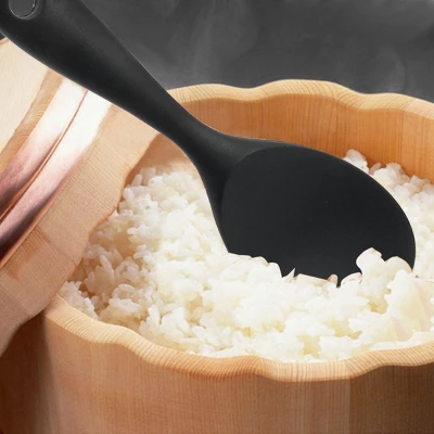 Unique Bargains Heat Resistant Ergonomic Handle Non-Stick Dishwasher Safe Soup Kitchen Spoon 8.7 Inch 1 Pc 6 Unique Bargains Heat Resistant Ergonomic Handle Non-Stick Dishwasher Safe Soup Kitchen Spoon 8.7 Inch 1 Pc - Image 4