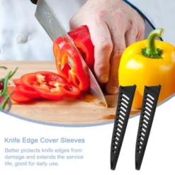Unique Bargains PP Plastic Durable Wear-resistant Portable Knife Cover Sleeve 6.46" Black 4 Pcs 11 Unique Bargains PP Plastic Durable Wear-resistant Portable Knife Cover Sleeve 6.46" Black 4 Pcs -Kitchen Tools Shop GUEST 36a858cf 87be 494b 8099 26f1a4cbb9a4 1