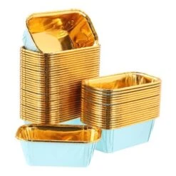 Unique Bargains Greaseproof Single-sided Aluminum Foil Cupcake Liners For Party 50 Pcs -Kitchen Tools Shop GUEST 37a61aa3 56ec 4714 bdf8 f6a90d92786d