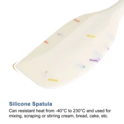 Unique Bargains Heat-resistant Scraper Silicone Spatula Spoon For Baking Cooking Mixing 8.5” White 5 Pcs 10 Unique Bargains Heat-resistant Scraper Silicone Spatula Spoon For Baking Cooking Mixing 8.5” White 5 Pcs -Kitchen Tools Shop GUEST 38532b56 6c34 43a2 81d3 8f010793b289