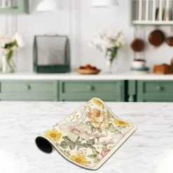 Unique Bargains Garden Of Eden Dish Drying Mat Green Yellow 15.75"x11.81" 12 Unique Bargains Garden Of Eden Dish Drying Mat Green Yellow 15.75"x11.81" -Kitchen Tools Shop GUEST 39f5c76e 72b9 4f43 b388 ca3b5c188d3f