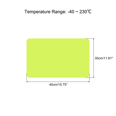Unique Bargains Kitchen Reusable Non-Stick Heat Resistant Silicone Placemats Baking Mats Green 1 Pc 3 Unique Bargains Kitchen Reusable Non-Stick Heat Resistant Silicone Placemats Baking Mats Green 1 Pc