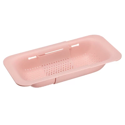Unique Bargains Collapsible Colander Kitchen Over The Sink Drain Strainer Extendable Plastic Basket For Fruits Vegetables Pasta Food 9 Unique Bargains Collapsible Colander Kitchen Over The Sink Drain Strainer Extendable Plastic Basket For Fruits Vegetables Pasta Food - Image 7