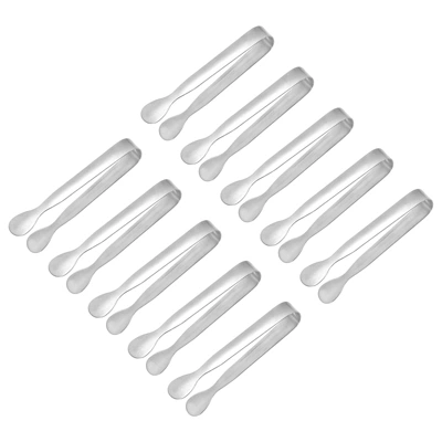 Unique Bargains Stainless Steel Kitchen Mini Ice Appetizers Dessert Serving Tongs 7 Unique Bargains Stainless Steel Kitchen Mini Ice Appetizers Dessert Serving Tongs - Image 5