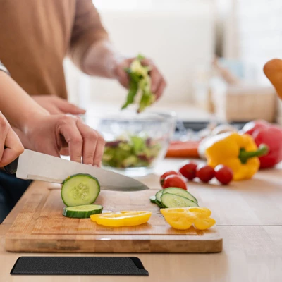 Unique Bargains ABS Soft Velvet Lining Wear Resistance Knife Guards 5 Unique Bargains ABS Soft Velvet Lining Wear Resistance Knife Guards - Image 3