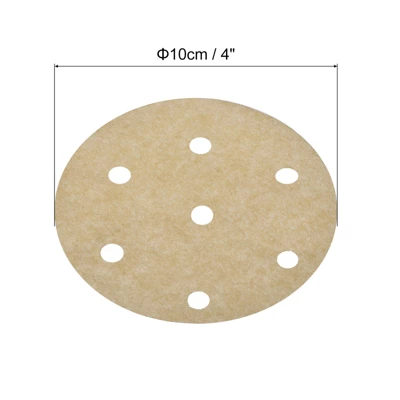 Unique Bargains Non-Stick Round Parchment Air Fryer Steaming Baking Mats Brown 3 Unique Bargains Non-Stick Round Parchment Air Fryer Steaming Baking Mats Brown