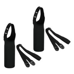 Unique Bargains Neoprene Insulated Removable Shoulder Straps Water Bottle Sling Bags 2.64"x7.28" 2 Pcs Black -Kitchen Tools Shop GUEST 3dabf851 d2b1 4dc3 8d93 e34ad1159c9d