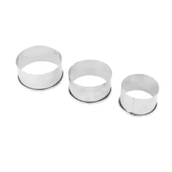 Unique Bargains Kitchen Metal Round Pastry Baking DIY Tool Cookie Cutter Silver Tone 3 In 1 Set -Kitchen Tools Shop GUEST 3def38c6 bb39 4ea1 a1cb be99be105212
