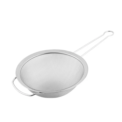 Unique Bargains Stainless Steel Fine Oil Mesh Colander Flour Sieve 8" Dia Strainers Silver Tone 6 Unique Bargains Stainless Steel Fine Oil Mesh Colander Flour Sieve 8" Dia Strainers Silver Tone - Image 4