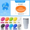 Unique Bargains Silicone Reusable Spill-proof Resistant Canning Lids 2 Pcs -Kitchen Tools Shop GUEST 3eb879d8 c780 492f 8dfc 6728a0425d1b