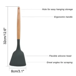 Unique Bargains Heat-Resistant Non-scratch Non-Stick Kitchen Turners