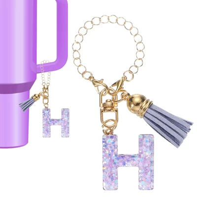 Unique Bargains Resin Lightweight Decorative Sparkling Purple Sequins Tumbler Cup Charm 16 Unique Bargains Resin Lightweight Decorative Sparkling Purple Sequins Tumbler Cup Charm - Image 14