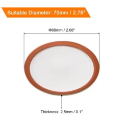 Unique Bargains Wide Mouth Leak Proof Canning Lids Fits Storage Cover 54 Pcs