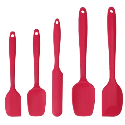 Unique Bargains Heat Resistant Non-scratch Non Stick Seamless Spatula Set 5 Pcs 8 Unique Bargains Heat Resistant Non-scratch Non Stick Seamless Spatula Set 5 Pcs - Image 6