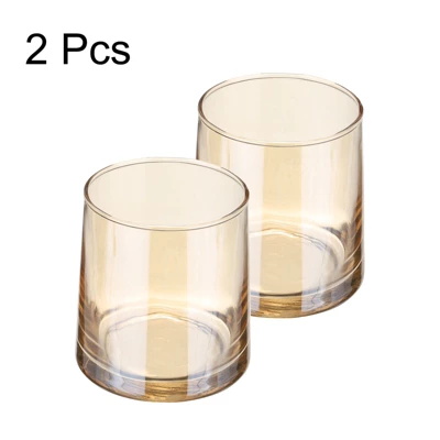 Unique Bargains Clear Visibility Heavy Base Whiskey Glasses Drinkware 2 Pcs 4 Unique Bargains Clear Visibility Heavy Base Whiskey Glasses Drinkware 2 Pcs - Image 2