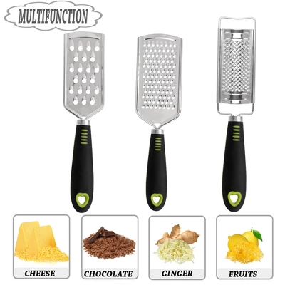Unique Bargains Cheese Grater Stainless Steeel With Handle Handheld For Parmesan Cheese Ginger Garlic 4 Unique Bargains Cheese Grater Stainless Steeel With Handle Handheld For Parmesan Cheese Ginger Garlic - Image 2
