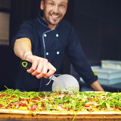 Unique Bargains Stainless Steel Pizza Cutter Wheel Slicer With Super Sharp Blade Kitchen Tools 3 Unique Bargains Stainless Steel Pizza Cutter Wheel Slicer With Super Sharp Blade Kitchen Tools