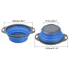 Unique Bargains Collapsible Colander Silicone Round Foldable Strainer With Handle Space Saving 2 Unique Bargains Collapsible Colander Silicone Round Foldable Strainer With Handle Space Saving -Kitchen Tools Shop GUEST 443cdd09 21e2 473b 9cf0 0151736649e5