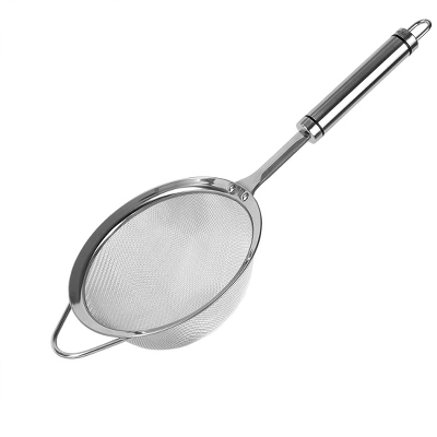 Unique Bargains Stainless Steel Fine Mesh Strainer Colander Flour Sifters With Handle 7 Unique Bargains Stainless Steel Fine Mesh Strainer Colander Flour Sifters With Handle - Image 5